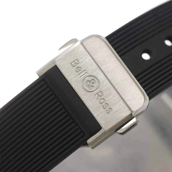 Bell & Ross BR05 BLACKSTEEL BR05G-BL-ST/SRB GMT Automatic Date 90275872 - Picture 5 of 8